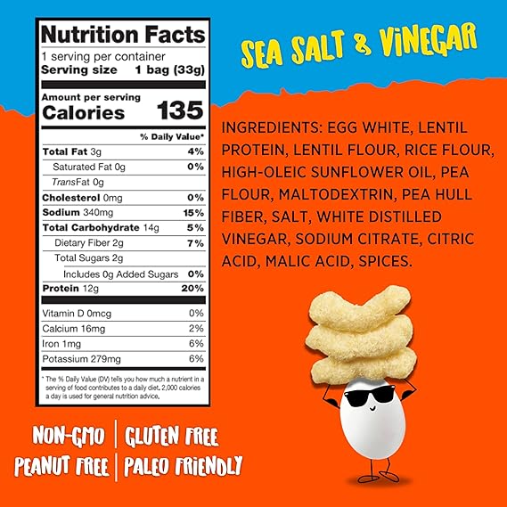 Sea Salt & Vinegar Protein Puffs
