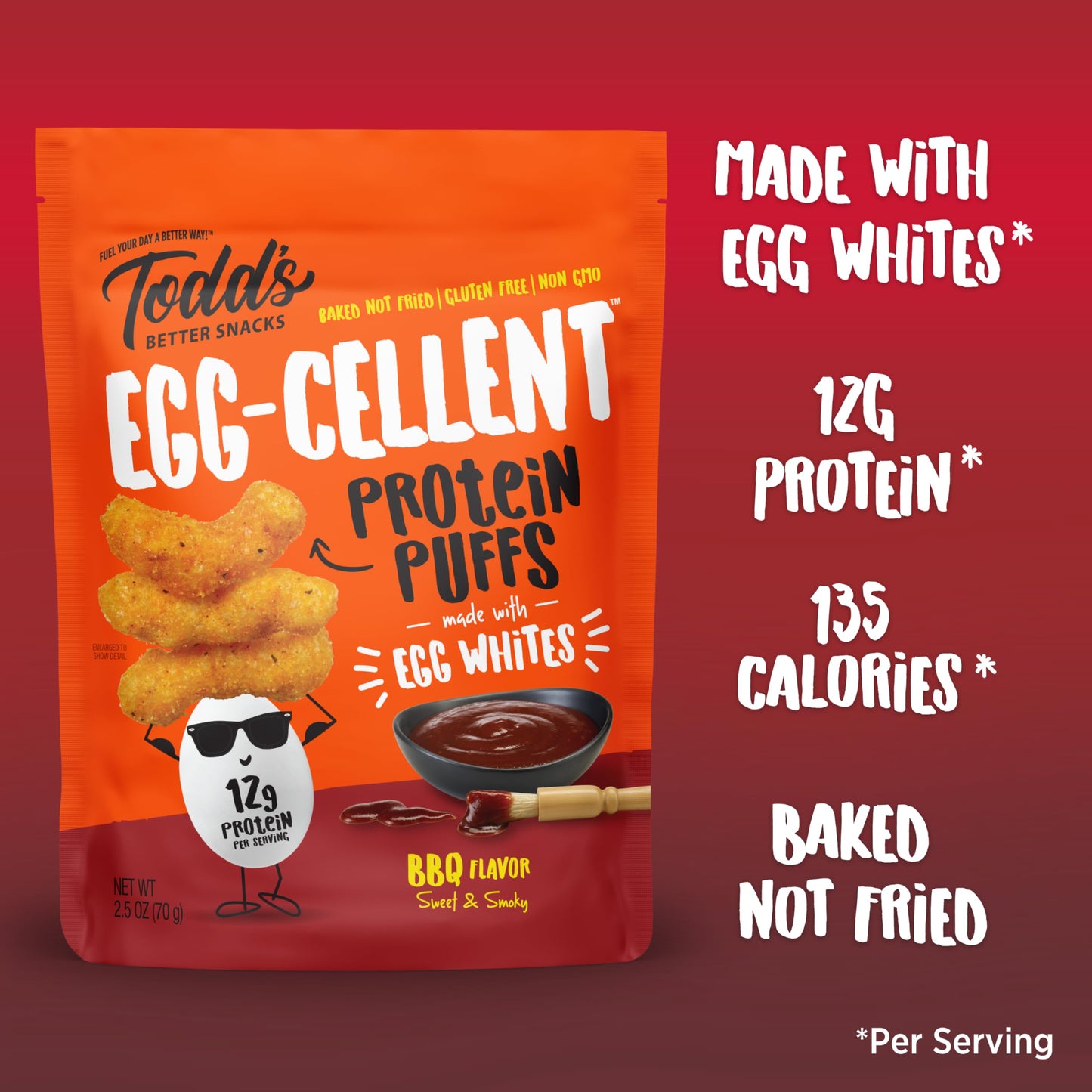 Variety Protein Puffs (2.5 oz) 4 bags per pack