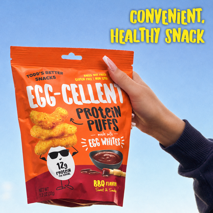 Sweet & Smoky BBQ Protein Puffs (2.5 oz) 4 bags per pack