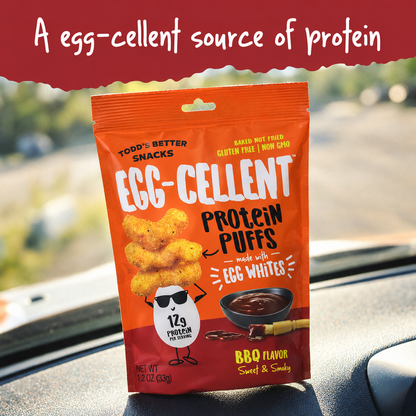 Sweet & Smoky BBQ Protein Puffs (1.2 oz) 10 bags per pack