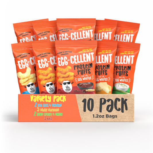 Variety Protein Puffs (1.2 oz) 10 bags per pack