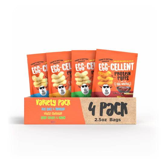 Variety Protein Puffs (2.5 oz) 4 bags per pack